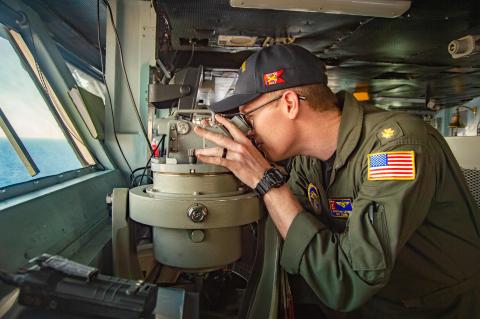 Lt. Cmdr. Jonathan Levins of Bridge City (U.S. Navy photo by Mass Communication Specialist Seaman Charles Blaine)