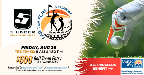 Par-Tee-Fore a Purpose with United Way on Aug. 26