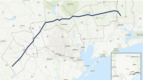 Map of pipeline