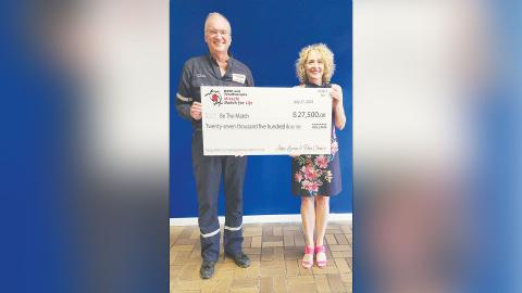 TotalEnergies and BASF donate $27,500 to Be the Match otalEnergies and BASF donate $27,500 to Be the Match following the 21st annual Miracle Match for Life golf ollowing the 21st annual Miracle Match for Life golf tournament. ournament. 