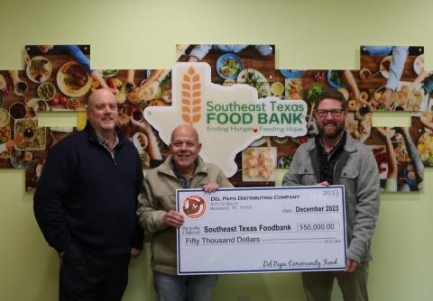 Del Papa Disributing Check Presentation